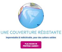 Clairefontaine schrift mimesys voor ft A4+, 140 bladzijden, kaft in PP, seyès, geassorteerde kleuren - thumbnail