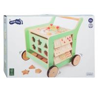 Small Foot Houten Baby Loopwagen Activiteitencentrum Pastel Groen - thumbnail