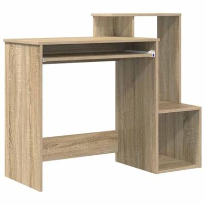 Bureau met plank Sonoma eiken 106 x 40 x 88.5 cm Bewerkt hout