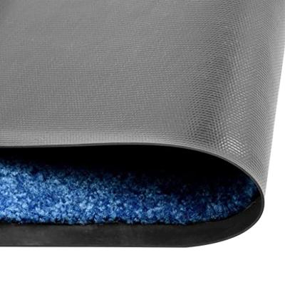 Deurmat wasbaar 60x180 cm blauw - thumbnail