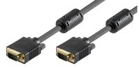 MicroConnect MONGG2FB VGA-kabel, zwart - thumbnail