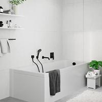 Baduitloop HansGrohe Vernis Shape Mat Zwart - thumbnail