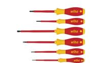 Wiha schroevendraaierset softfinish electric (rood/geel, 6-delig) - thumbnail