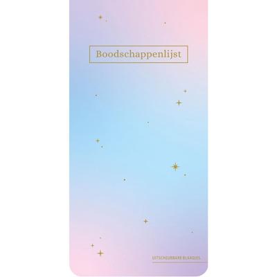 Boodschappenlijst - Pastel Galaxy Boodschappenlijst - Pastel Galaxy