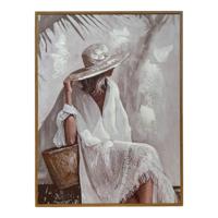 Mansion Atmosphere Houten schilderij belle 30x40x2cm - thumbnail