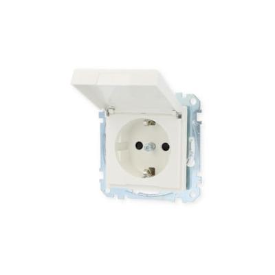 Merten MEG2310-0419 Wandcontactdoos System M Polar-wit 1 stuk(s)