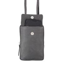 Pride and Soul JU-47265 Schoudertas . LORIS Grijs Leer - thumbnail