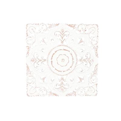 Wanddecoratie DKD Home Decor Wit Mandala Hout MDF (60 x 2 x 60 cm) - thumbnail