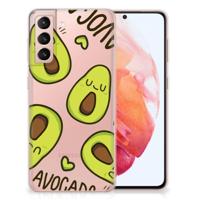 Samsung Galaxy S21 Telefoonhoesje met Naam Avocado Singing - thumbnail