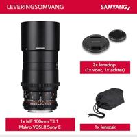 Samyang 100mm T3.1 VDSLR Macro Sony E-Mount - thumbnail