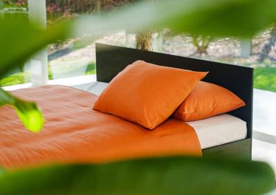 Kayori dekbedovertrek Kiyo Tencel Terracotta