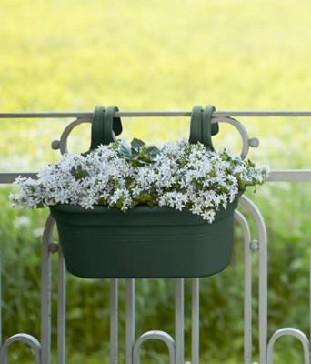 Elho Green Basics Balkonbak Blad Groen 35cm Elho Green Basics Balkonbak Blad Groen 35cm