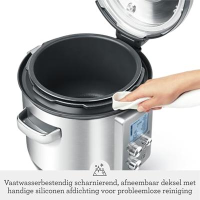 Sage The Fast Slow Pro Slowcooker Grijs