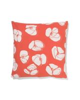 HEMA Kussenhoes 50x50cm katoen bloemen rood (rood) - thumbnail