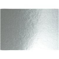 Creativ Company Metallic foliekarton, a4, vel 210x297 mm, 280 gr, zilver, 10 vel/ 1 doos - thumbnail