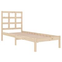 Bedframe massief hout 90x190 cm - thumbnail