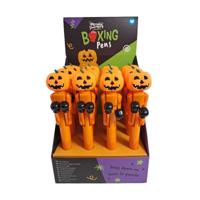 Spook Pompoen Boxing PVC Pen - Zwart - thumbnail