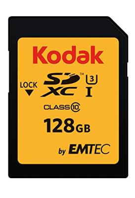 Micro SD geheugenkaart met adapter Kodak EKMSD128GXC10HPRK 128 GB Micro SD geheugenkaart met adapter Kodak EKMSD128GXC10HPRK 128 GB