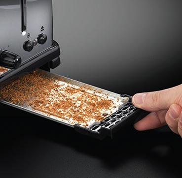 Russell Hobbs 23330-56 broodrooster 2 snede(n) Zwart, Rood, Roestvrijstaal