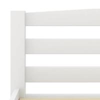 Bedframe massief grenenhout wit 200x200 cm - thumbnail