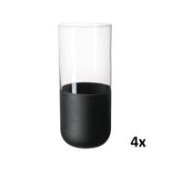 Villeroy & Boch Manufacture Rock Longdrink glas 4 stuks - thumbnail