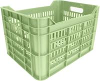 AMIGO fietskrat 30 liter 100% gerecycled kunststof mintgroen - thumbnail