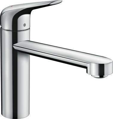 Hansgrohe Focus M42 ééngreeps keukenmengkraan 120 met CoolStart en EcoClick, chroom