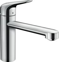Hansgrohe Focus M42 ééngreeps keukenmengkraan 120 met CoolStart en EcoClick, chroom - thumbnail