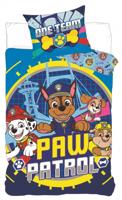 Paw patrol dekbedovertrek One Team 140 x 200 cm 70 x 90 cm - thumbnail