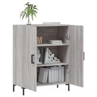 Dressoir 69,5x34x90 cm bewerkt hout grijs sonoma eikenkleurig - thumbnail
