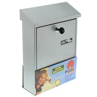 Burg Wächter DAILY 5861 SI Daily 5861 Si Brievenbus Plaatstaal Zilver Sleutelslot - thumbnail