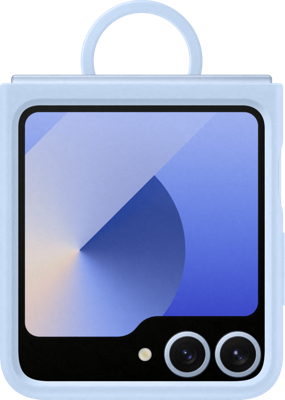 Samsung Silicone Case voor Flip 6 Telefoonhoesje Blauw Samsung Silicone Case voor Flip 6 Telefoonhoesje Blauw