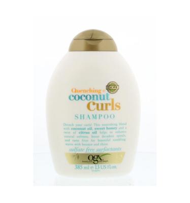 Shampoo quenching coconut curls