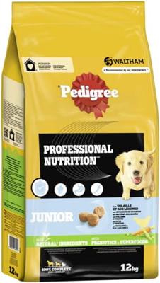 PEDIGREE Professional Nutrition Junior met gevogelte en groenten - droogvoer voor honden - 12kg