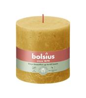 Bolsius shine rustiekkaars 100/100 honeycomb yellow - thumbnail