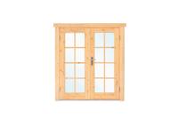 Dubbele deur DL8 159x188 cm- - Hout- Tuindeco - thumbnail