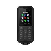 Nokia 800 robuuste 2,4-inch 4G-simvrije, waterdichte, stofdichte en valbestendige telefoon, een camera, een zaklamp, een Google Assistent-knop en app-ondersteuning - Zwart - thumbnail