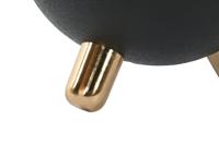 Bijzettafel DKD Home Decor Zwart Gouden Ijzer 51 x 51 x 44 cm - thumbnail