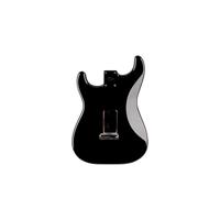 Fender Classic Series 60&apos;s Stratocaster SSS Alder Body Black losse elzenhouten solid body voor elektrische gitaar - thumbnail