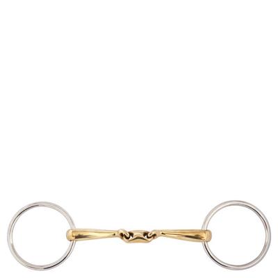 BR dubbel gebroken watertrens Soft Contact gebogen mondstuk 14 mm