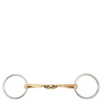 BR dubbel gebroken watertrens Soft Contact gebogen mondstuk 14 mm - thumbnail