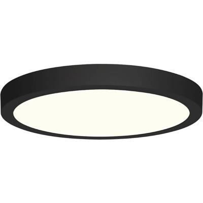 LED Downlight - 18W - Natuurlijk Wit 4200K - Mat Zwart - Opbouw - Rond - Aluminium - Ø225mm
