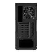 S25-W - Midtowermodel - ATX - geen voeding - zwart - USB/Audio - thumbnail
