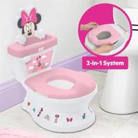 DISNEY BABY - MINNIE - Mini toilet met meegeleverde toiletbrilverkleiner, 2 in 1, MySize, Uitneembaar potje voor eenvoudige reiniging - thumbnail