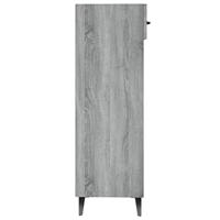 VidaXL Schoenenkast 30x35x105 cm bewerkt hout grijs sonoma eikenkleur - thumbnail