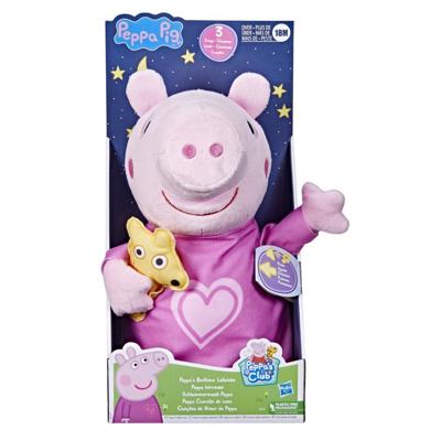 Peppa Pig Peppa's Slaapliedjes zingende pluchen knuffel - 28 cm
