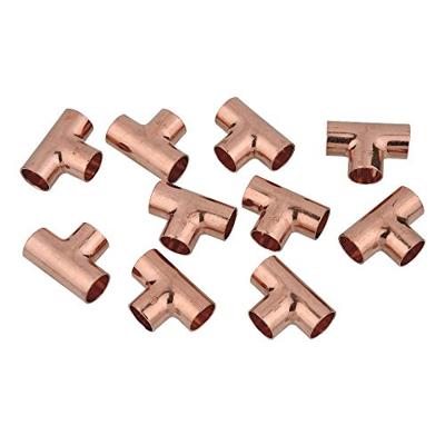 Kirchhoff Koperen T-stuk, blank, 18 mm, 3 sockets, (5130) (10x) - 989048655