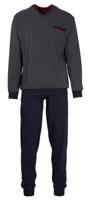 Gotzburg Pyjama met V-hals blauw - thumbnail