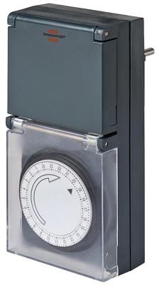 Brennenstuhl mz 44 ip 44 mechanische tijdschakelaar 230 v | 1506460 - 1506460 Brennenstuhl mz 44 ip 44 mechanische tijdschakelaar 230 v | 1506460 - 1506460