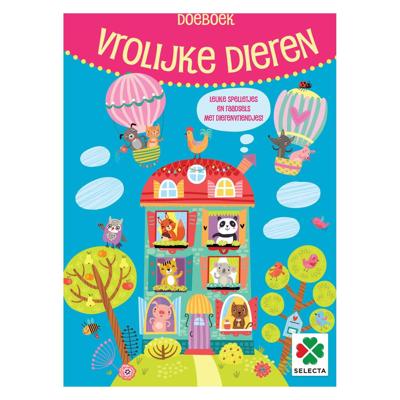 Selecta Vrolijke dieren doeboek Selecta Vrolijke dieren doeboek